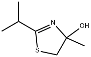 4-Thiazolol,4,5-dihydro-4-methyl-2-(1-methylethyl)-(9CI) Structure