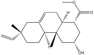 (13S)-2α-하이드록시-19-노르피마라-7,15-디엔-18-오산메틸에스테르 구조식 이미지