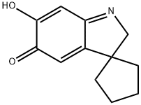 Spiro[cyclopentane-1,3-[3H]indol]-5(2H)-one, 6-hydroxy- (9CI) Structure