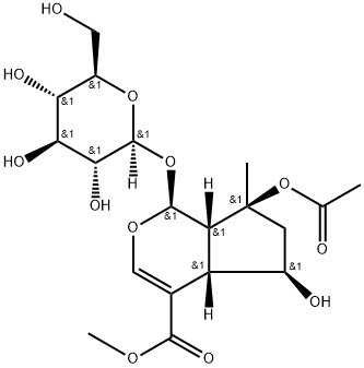 8-O-acetyl shanzhiside methyl ester 구조식 이미지