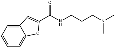 2-Benzofurancarboxamide,N-[3-(dimethylamino)propyl]-(9CI) Structure