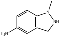 1H-Indazol-5-amine,2,3-dihydro-1-methyl-(9CI) 구조식 이미지