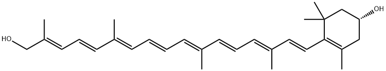 8'-Apo-β,ψ-carotene-3β,8'-diol Structure