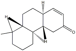 (4aS)-4aβ,4b,5,6,7,8,8aβ,9,10,10aα-Decahydro-4bα,8,8-trimethylphenanthren-3(4H)-one 구조식 이미지