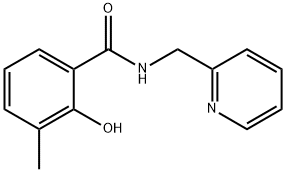 2-hydroxy-3-methyl-N-(pyridin-2-ylmethyl)benzamide Structure