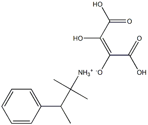 (Z)-2,3-Dihydroxy-2-butenedioic acid/α,α,β-trimethylbenzeneethanamine,(1:x) Structure