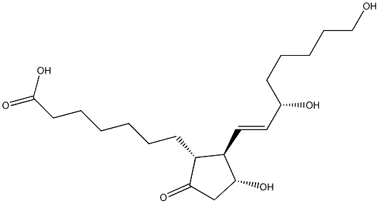 20-hydroxyprostaglandin E1 Structure