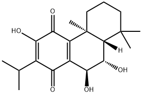 6β,7α,12-Trihydroxyabieta-8,12-diene-11,14-dione Structure