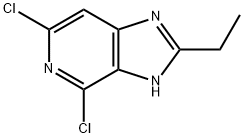 1H-Imidazo[4,5-c]pyridine,4,6-dichloro-2-ethyl-(9CI) 구조식 이미지