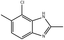 1H-Benzimidazole,4-chloro-2,5-dimethyl-(9CI) Structure