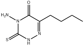 3-thio-4-amino-6-t-butyl-1，2，4-triazine-5-one 구조식 이미지