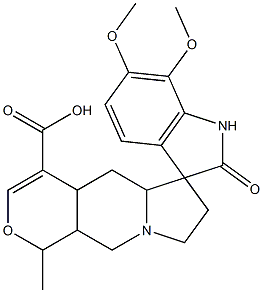 (3ξ,7ξ,15ξ,20ξ)-11,12-Dimethoxy-19-methyl-2-oxoformosanan-16-carboxylic acid Structure