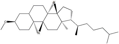 3α-Methoxycholestane Structure