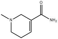 3-Pyridinecarboxamide,1,2,5,6-tetrahydro-1-methyl-(9CI) Structure