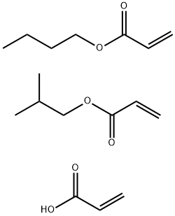Acrylic acid, butyl acrylate, isobutyl acrylate polymer Structure