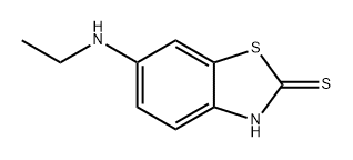 2(3H)-Benzothiazolethione,6-(ethylamino)-(9CI) Structure