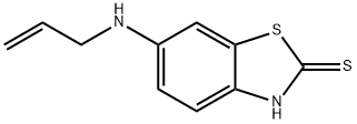 2(3H)-Benzothiazolethione,6-(2-propenylamino)-(9CI) 구조식 이미지