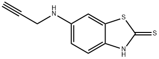 2(3H)-Benzothiazolethione,6-(2-propynylamino)-(9CI) Structure