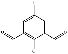 1,3-Benzenedicarboxaldehyde, 5-fluoro-2-hydroxy- Structure