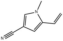 1H-Pyrrole-3-carbonitrile,5-ethenyl-1-methyl-(9CI) Structure