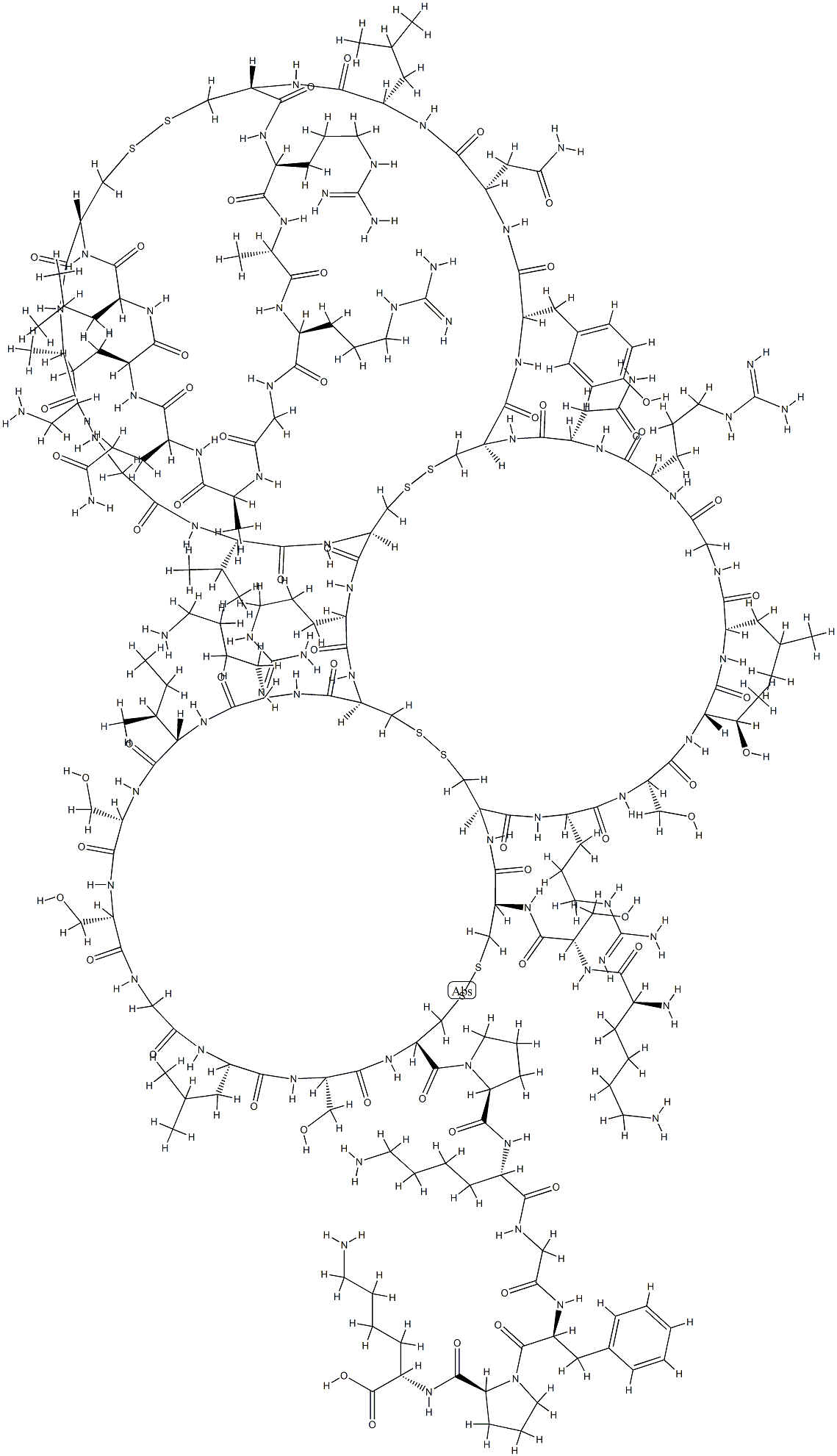 alpha1-purothionin Structure