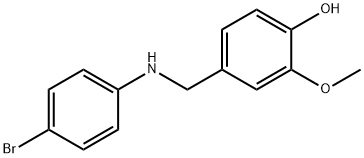 4-{[(4-bromophenyl)amino]methyl}-2-methoxyphenol Structure