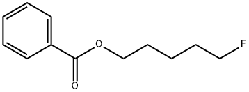 Benzoic acid=5-fluoropentyl ester 구조식 이미지