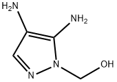 1H-Pyrazole-1-methanol,4,5-diamino-(9CI) Structure