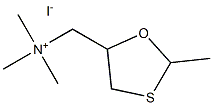 2-methyl-5-trimethylammoniummethyl-1,3-oxathiolane Structure