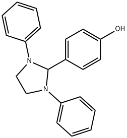 4-(1,3-diphenyl-2-imidazolidinyl)phenol Structure