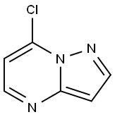 7-CHLOROPYRAZOLO[1,5-A]PYRIMIDINE Structure