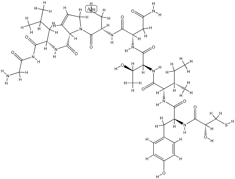 옥시토신,하이드록시-Thr(4)- 구조식 이미지