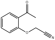 (2-acetylphenoxy)acetonitrile Structure
