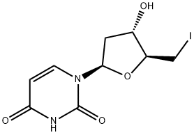 Uridine, 2',5'-dideoxy-5'-iodo- 구조식 이미지