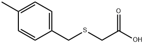 (4-METHYLBENZYL)THIO]ACETIC ACID Structure