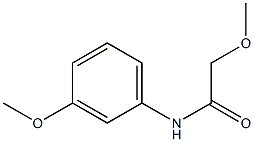 2-methoxy-N-(3-methoxyphenyl)acetamide 구조식 이미지