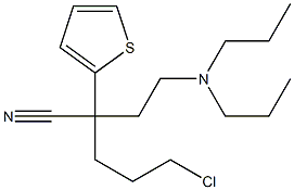 α-(3-Chloropropyl)-α-[2-(dipropylamino)ethyl]-2-thiopheneacetonitrile Structure