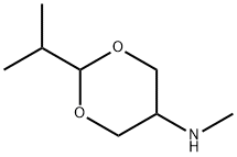 1,3-Dioxan-5-amine,N-methyl-2-(1-methylethyl)-(9CI) Structure