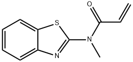 2-프로펜아미드,N-2-벤조티아졸릴-N-메틸-(9CI) 구조식 이미지