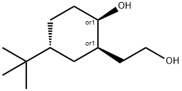 Cyclohexaneethanol, 5-(1,1-dimethylethyl)-2-hydroxy-, (1R,2R,5R)-rel- (9CI) Structure