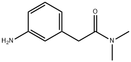 2-(3-아미노페닐)-N,N-디메틸아세트아미드(SALTDATA:FREE) 구조식 이미지