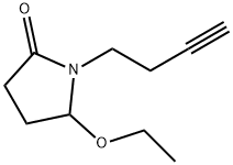 2-Pyrrolidinone, 1-(3-butynyl)-5-ethoxy- Structure