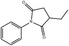 2,5-피롤리딘디온,3-에틸-1-페닐-(9CI) 구조식 이미지