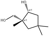 Cyclopentanemethanol, 2-hydroxy-1,4,4-trimethyl-, (1R,2R)-rel- (9CI) Structure