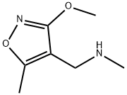 4-이속사졸메탄아민,3-메톡시-N,5-디메틸-(9CI) 구조식 이미지