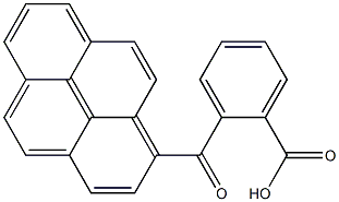 1-PYRENOYLBENZOIC ACID (PBA) Structure