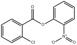 2-nitrophenyl 2-chlorobenzoate 구조식 이미지