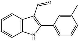 1H-Indole-3-carboxaldehyde,2-(3-methylphenyl)-(9CI) 구조식 이미지