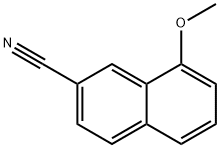 2-Naphthalenecarbonitrile,8-methoxy-(9CI) Structure