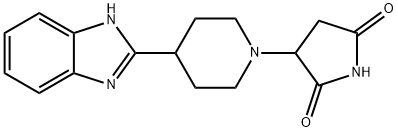2,5-Pyrrolidinedione,3-[4-(1H-benzimidazol-2-yl)-1-piperidinyl]-(9CI) Structure